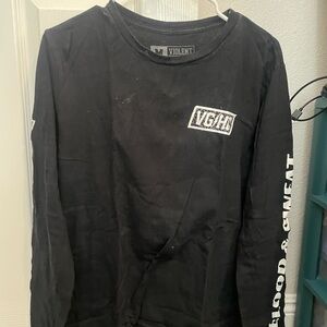Violent Gentlemen Black Long Sleeve Shirt
